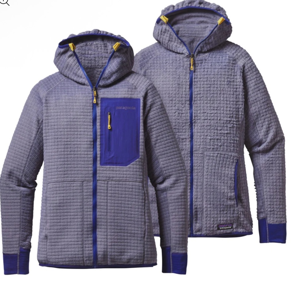 Womens Patagonia R1 Hoody Purple Fleece Zip Jacket S